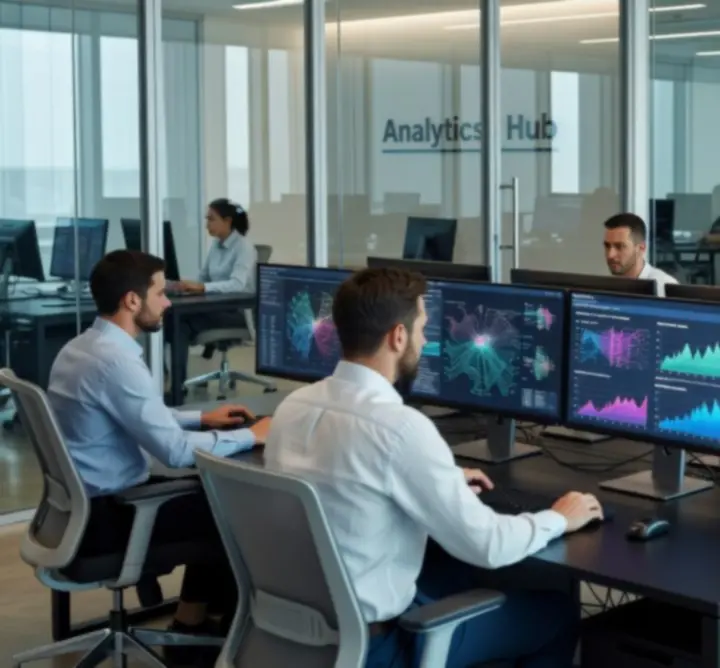Predictive analytics workspace with advanced dashboards and modelling tools