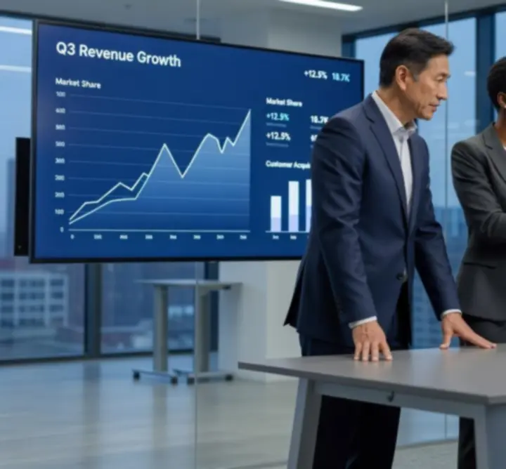 Abstract data visualization dashboard representing PIPS N PROFITS LTD solutions