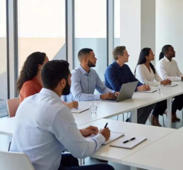 Team engaging in a professional training seminar at PIPS N PROFITS LTD